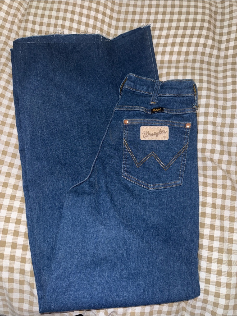 WRANGLER X LAINEY WILSON WOMEN'S CHEEKY WIDE LEG STRETCH DENIM JEANS